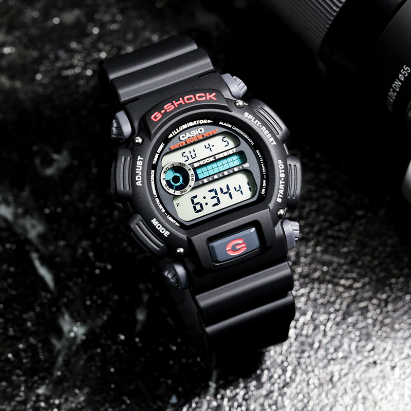 CASIO卡西欧手表防水户外运动手表G-SHOCK DW-9052-1V/2V/1B/GBX