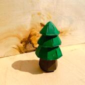 木雕小松树创意可爱小树桌面车载摆件工艺品礼物Kevin 木头