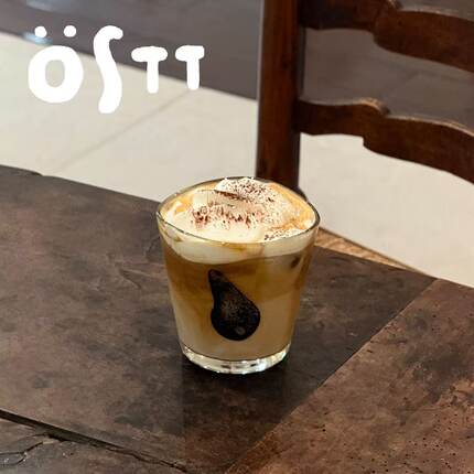 〈一只梨子〉玻璃杯OSTT原创设计清透ins咖啡牛奶果汁早餐杯
