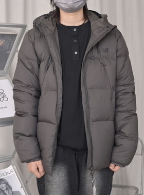 New Balance Shifted FW25 鸭绒连帽长袖羽绒服 男款NPF44011-DKG
