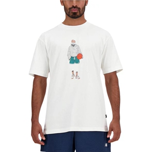 海盐MT41578 NewBalance田径篮球风格 T恤男款 落肩袖 SST 短袖