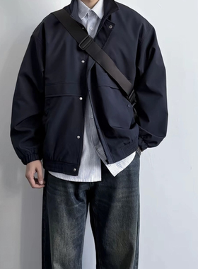 New Balance舒适耐穿休闲简单纯色长袖夹克 男款 黑色AMJ51382-BK