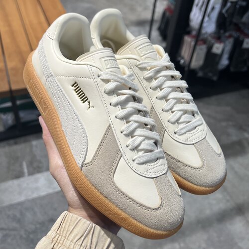 PUMA彪马 Army Trainer 舒适 低帮 板鞋 男女同款 棕色386607-08