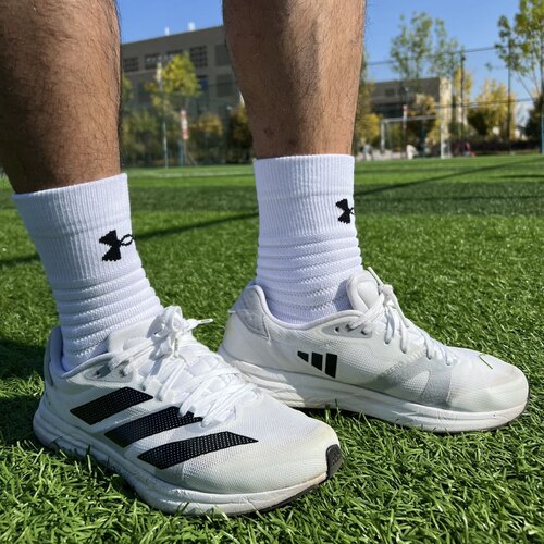 adidas Adizero RC 4 菁英 超轻缓震 减震竞速跑步鞋白黑GX8152