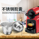 icafilas兼容nespresso胶囊咖啡机循环填充不锈钢咖啡胶囊壳雀巢