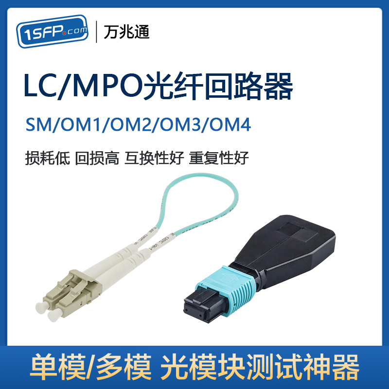 光纤回路器OM3MPO12芯环路器