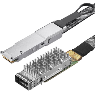 光模块延长线 SFP QSFP cage 10G/25G/40G/100G/200G 公转母头 模块转笼子 交换机光口保护测试 支持液冷方案