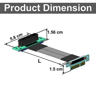 PCIE延长线 PCI-E 3.0 x4延长线 pcie转接线 4X 64P EMI90度180度