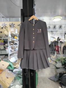 2026春秋新款韩版时尚百搭宽松显瘦重工气质外套+百褶裙两件套女