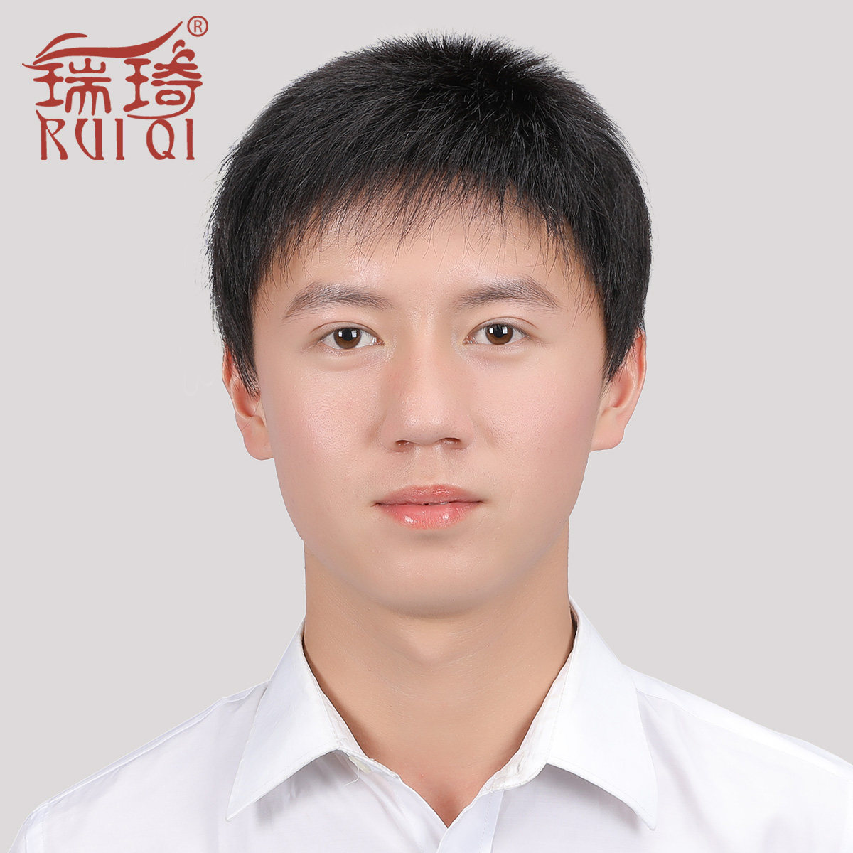 假发男生毛寸短发韩版帅气中老年男士真人发丝平头寸头真发全头套