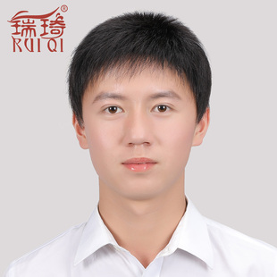 假发男生毛寸短发韩版帅气中老年男士真人发丝平头寸头真发全头套