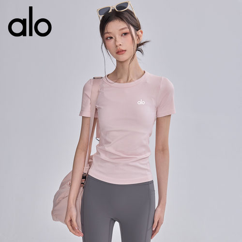 AIo 2026新款速干运动T恤女速干修身健身短袖专业跑步训练瑜伽服