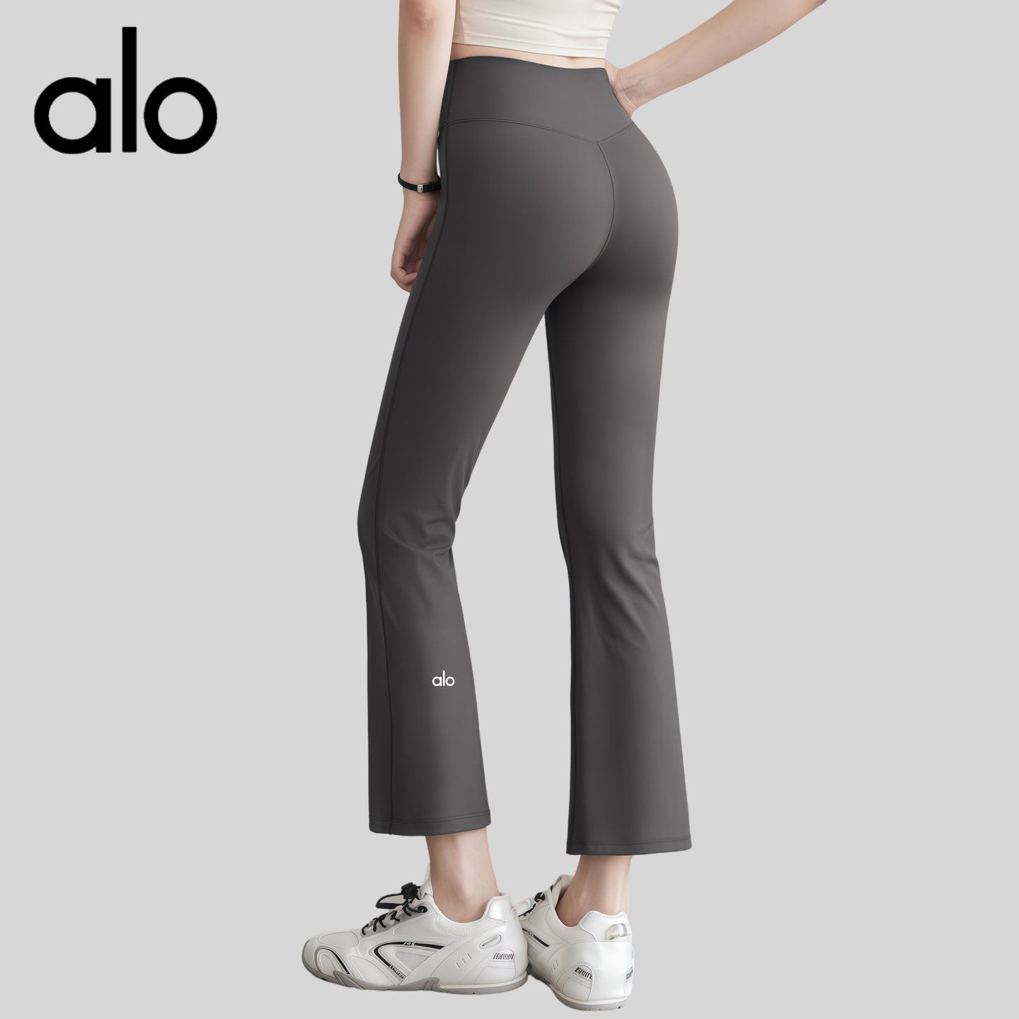 AIo瑜伽裤高腰提臀普拉提健身薄款速干裤瑜伽服八分裤紧身裤长裤