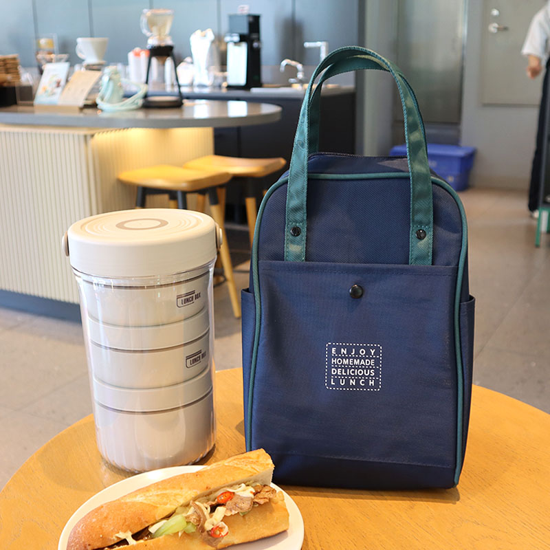 防水圆桶保温饭盒袋手提袋子