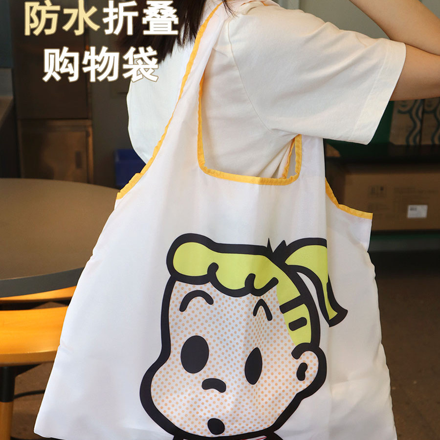 出口日单可爱小女孩环保袋