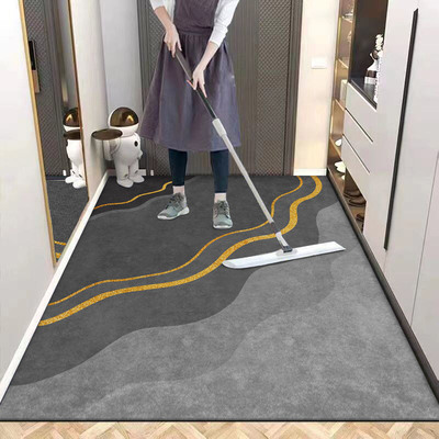 硅藻泥可裁剪地垫入户门垫进门除尘防滑吸水脚垫浴室厕所门口地毯