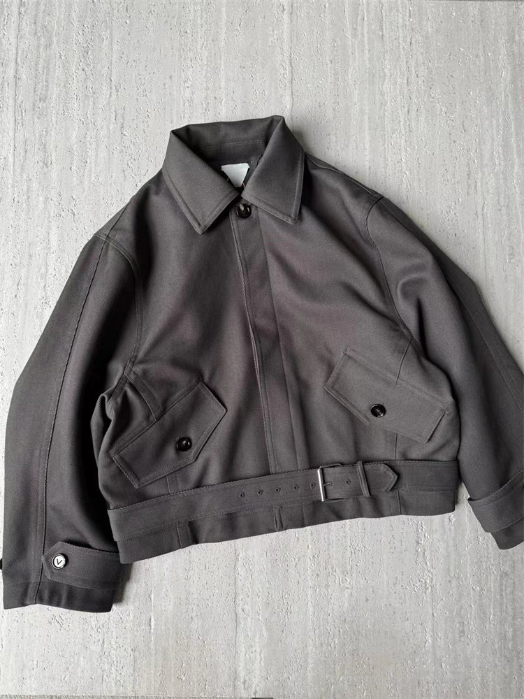 thumbnail for Autonomous B style Lapel barn-style jacket loose casual wool coat TAVISSCOTTASAPROCKY