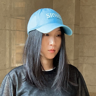 遮阳帽防晒帽百搭薄款男女适用春夏新款字母黄色蓝色棒球帽鸭舌帽