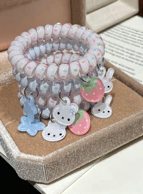 miffy可爱高弹无痕电话线发圈