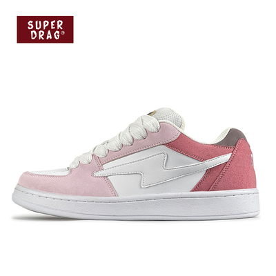 超拽SUPER DRAG 闪电面包鞋韩版简约拼色休闲鞋日系潮流时尚板鞋