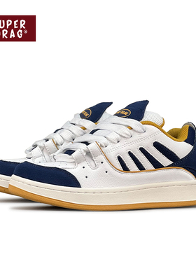 超拽SUPERDRAG 胡迪面包鞋原创情侣低帮板鞋男女潮鞋复古休闲鞋子