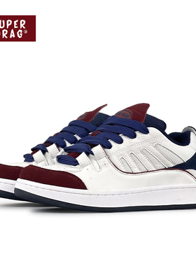 超拽SUPERDRAG 原创雷神撞色复古低帮板鞋男女小众情侣休闲面包鞋
