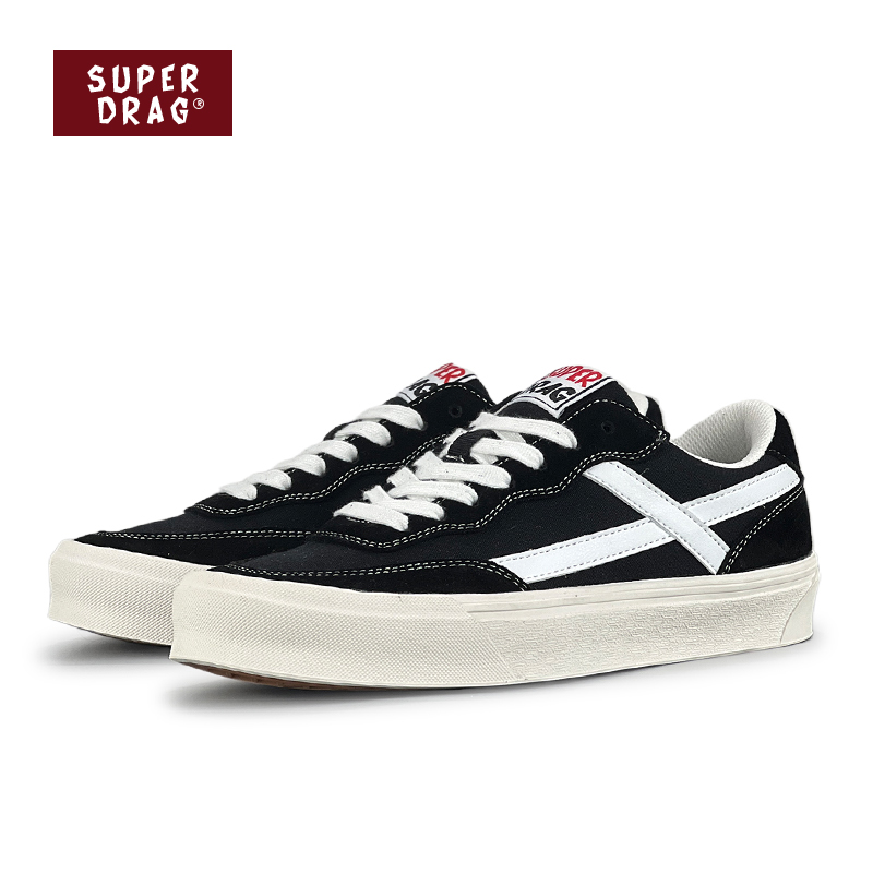 超拽SUPERDRAG 2025新款小众复古帆布鞋ins潮流百搭男女休闲板鞋
