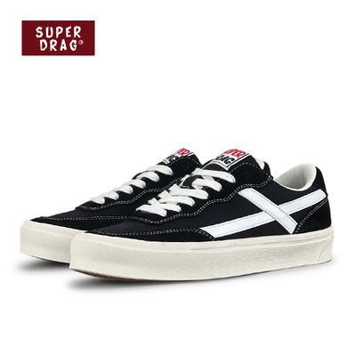 超拽SUPERDRAG 2025新款小众复古帆布鞋ins潮流百搭男女休闲板鞋