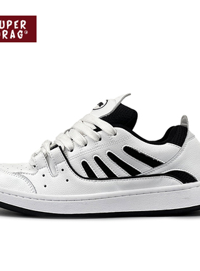 超拽SUPERDRAG 面包鞋小众复古国潮鞋子低帮休闲鞋运动滑板鞋男女