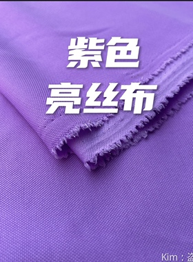 紫色制衣服亮丝布针织面料