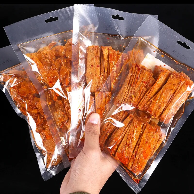 湖南特产手撕香辣豆皮先做现发