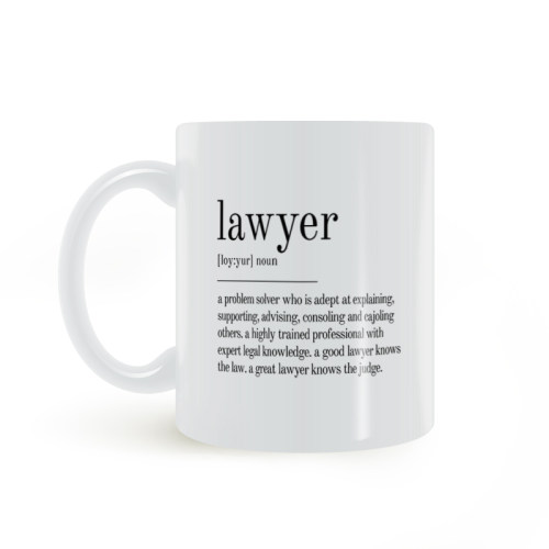 律师Lawyer马克杯名词解释定义