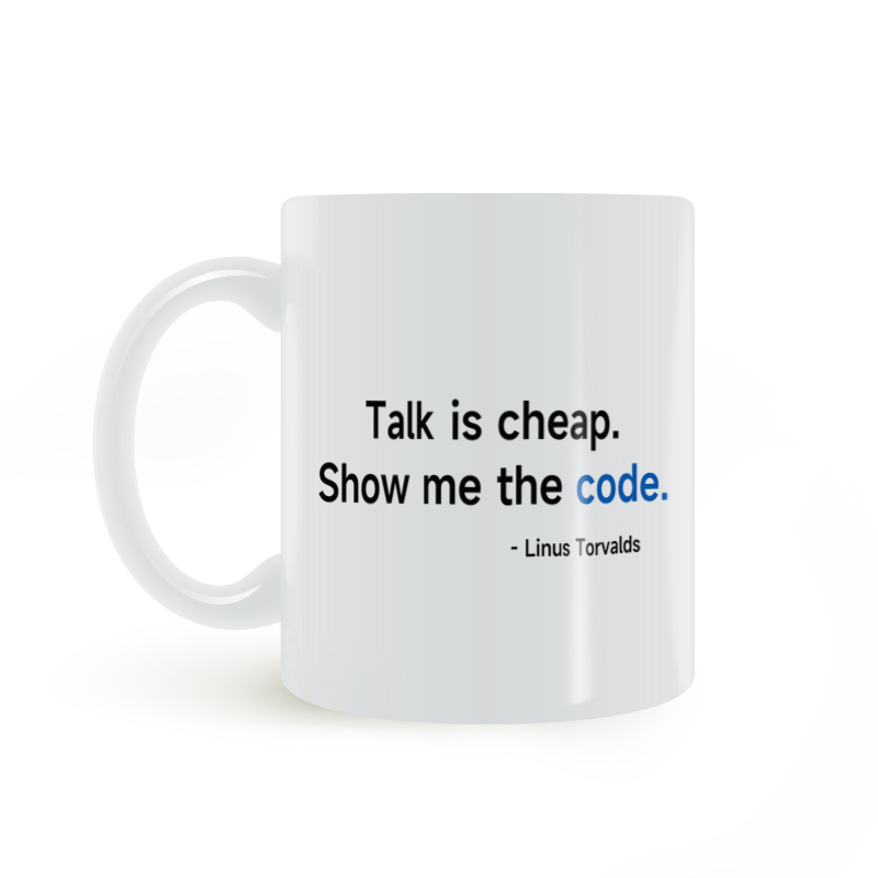 马克杯showmethecode