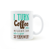 art teacher quote Wall mug教师 礼物马克杯