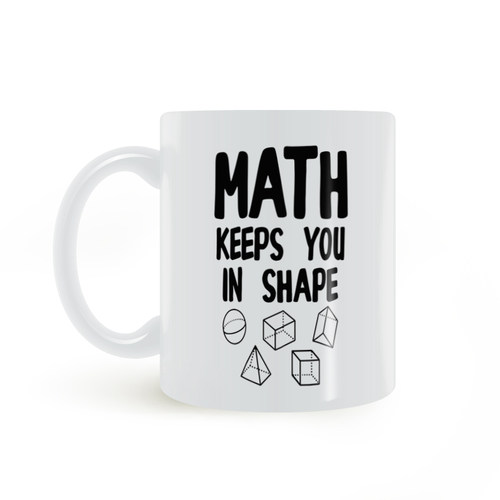 Math Teacher数学老师艺术男女数学方程式毕业季教师节礼物马克杯