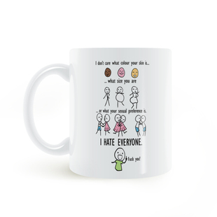 I Don't Care I Hate Everyone Anti Social Mug马克杯幽默杯子