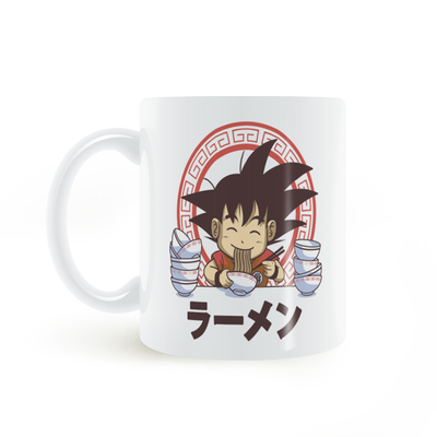日本卡通七龙珠悟空吃拉面马克杯