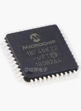 贴片 PIC18F46K22-I/PT 单片机芯片 微控制器 TQFP-44 集成电路ic