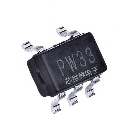 贴片PW5100-5.0V 3.0 3.3 封装SOT23-5 两节干电池升压5V芯片ic