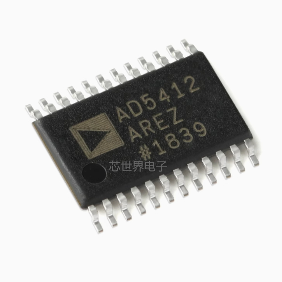 集成电路 AD5412AREZ-REEL7 TSSOP-24 12位数模转换器(DAC)芯片