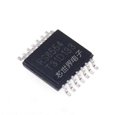 贴片RS8554XQ丝印RS8554封装TSSOP-14精密运算放大器芯片ic