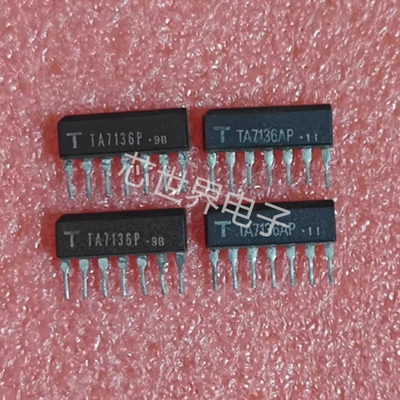 集成电路 直插TA7136AP TA7136 封装ZIP-7 双音频电压放大器ic