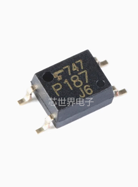 集成电路贴片TLP187 P187 封装SOP4光耦晶体输出光电耦合器芯片ic