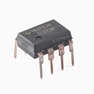 集成电路 TL072I DIP-8 双路JFET输入运算放大器芯片 直插IC