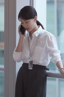 王楚然张晓斐明星同款白衬衫女2024春法式宽松高级感休闲气质上衣