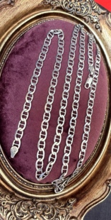 意大利品牌中古经典猪鼻925纯银长款项链自由搭配吊坠vintage古着