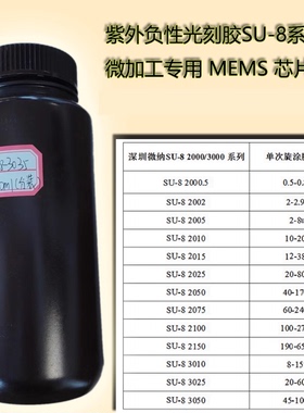 紫外光学固化胶NOA63显影液增粘液稀释液 进口光刻胶 国产光刻胶