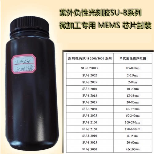 光刻胶 LOR，PMMA,MMA SU8 MICROCHEM SU-8 系列 光刻胶 进口