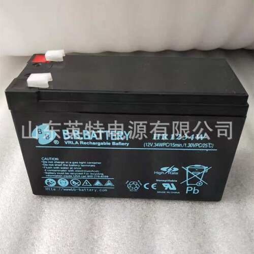 BATTERY 美美阀控免维护铅酸蓄电池 BB HR1234W ups APC电池