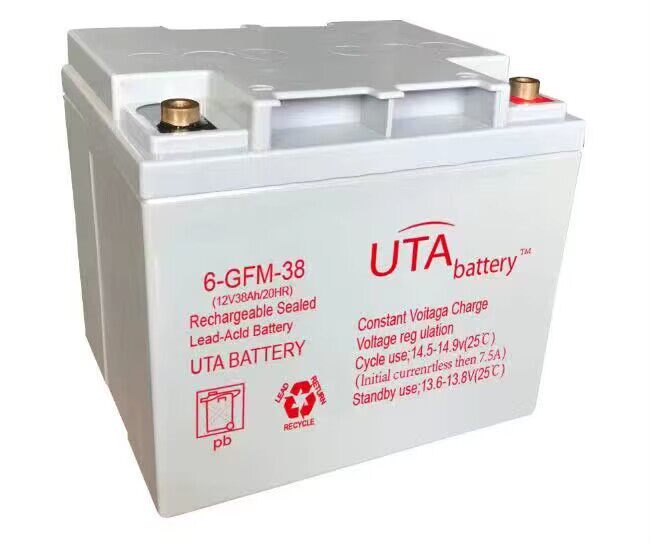 UTA优特蓄电池6-GFM-38/12V38AH消防应急电源UPS